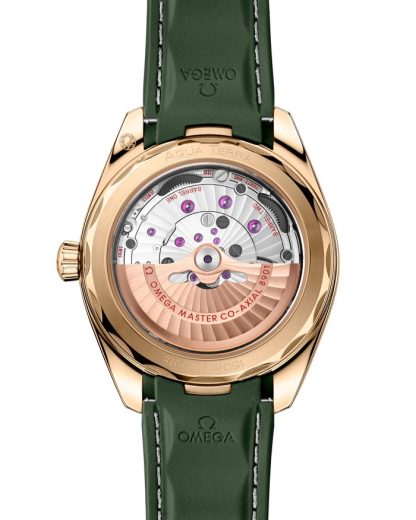 Omega Seamaster Aqua Terra 150M 41 mm, złoto Moonshine™ na gumowym pasku 220.52.41.21.10.001 - obrazek 2