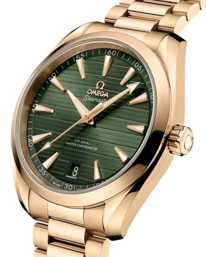 Omega Seamaster Aqua Terra 150M 41 mm, złoto Moonshine™ na złocie Moonshine™ 220.50.41.21.10.001 - obrazek 3