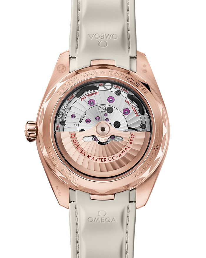 Omega Seamaster Aqua Terra 150M 41 mm, złoto Sedna™ na gumowym pasku 220.52.41.21.02.001 - obrazek 2