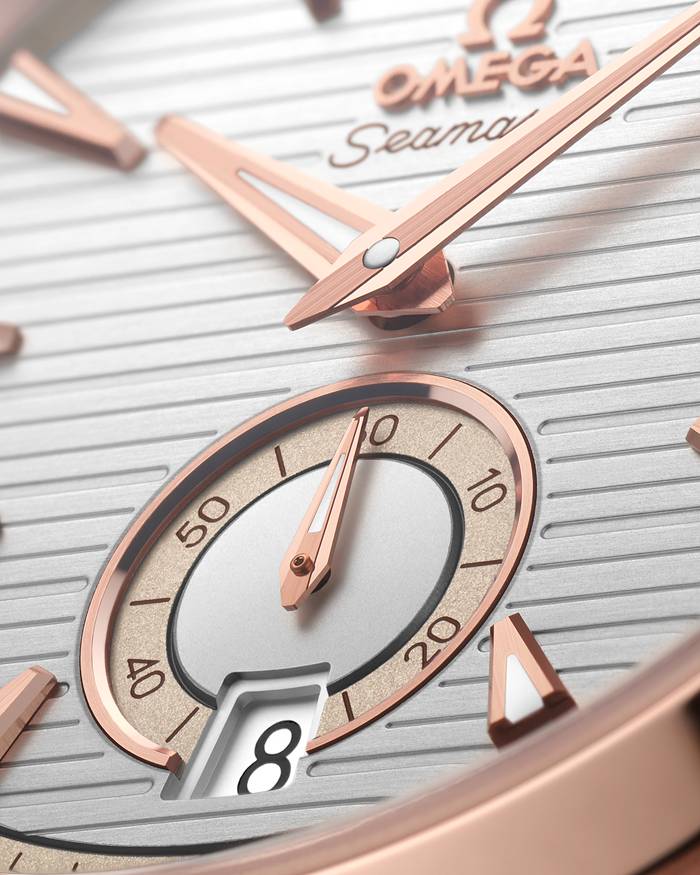 Omega Seamaster Aqua Terra 150M 41 mm, złoto Sedna™ na gumowym pasku 220.52.41.21.02.001 - obrazek 3