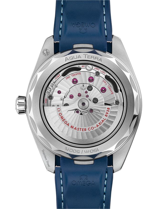 Omega Seamaster Aqua Terra 150M 43 mm, stalowy na gumowym pasku 220.12.43.22.03.001 - obrazek 2