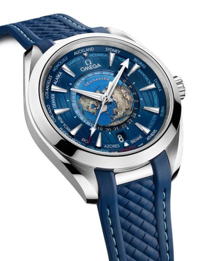 Omega Seamaster Aqua Terra 150M 43 mm, stalowy na gumowym pasku 220.12.43.22.03.001 - obrazek 3
