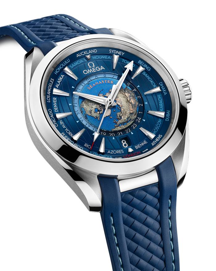 Omega Seamaster Aqua Terra 150M 43 mm, stalowy na gumowym pasku 220.12.43.22.03.001 - obrazek 3