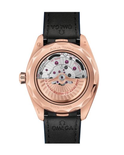 Omega Seamaster Aqua Terra 150M 43 mm, złoto Sedna™ na skórzanym pasku 220.53.43.22.02.001 - obrazek 2