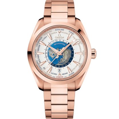 Omega Seamaster Aqua Terra 150M 43 mm, złoto Sedna™ na złocie Sedna™ 220.50.43.22.02.001