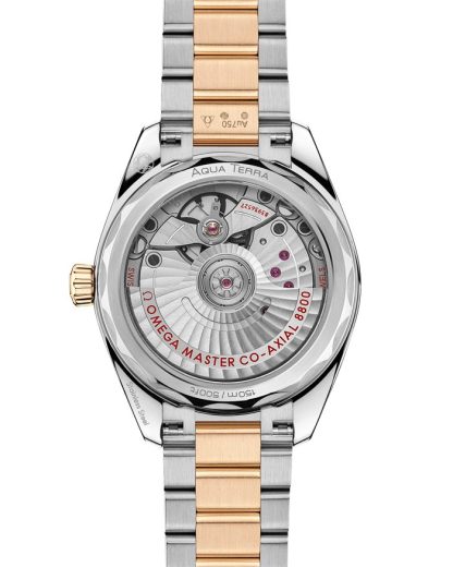 Omega Seamaster Aqua Terra Shades 34 mm, stal - złoto Moonshine™ na stali - złoto Moonshine™ 220.20.34.20.08.001 - obrazek 2