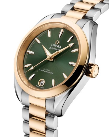 Omega Seamaster Aqua Terra Shades 34 mm, stal - złoto Moonshine™ na stali - złoto Moonshine™ 220.20.34.20.10.002 - obrazek 3