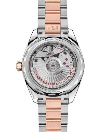 Omega Seamaster Aqua Terra Shades 34 mm, stal - złoto Sedna™ na stali - złoto Sedna™ 220.20.34.20.10.001 - obrazek 2