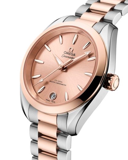 Omega Seamaster Aqua Terra Shades 34 mm, stal - złoto Sedna™ na stali - złoto Sedna™ 220.20.34.20.10.001 - obrazek 3