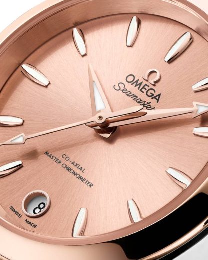 Omega Seamaster Aqua Terra Shades 34 mm, stal - złoto Sedna™ na stali - złoto Sedna™ 220.20.34.20.10.001 - obrazek 4