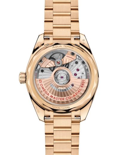 Omega Seamaster Aqua Terra Shades 34 mm, złoto Moonshine™ na złocie Moonshine™ 220.50.34.20.02.001 - obrazek 2