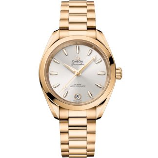 Omega Seamaster Aqua Terra Shades 34 mm, złoto Moonshine™ na złocie Moonshine™ 220.50.34.20.02.001