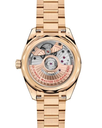 Omega Seamaster Aqua Terra Shades 34 mm, złoto Moonshine™ na złocie Moonshine™ 220.50.34.20.08.001 - obrazek 2