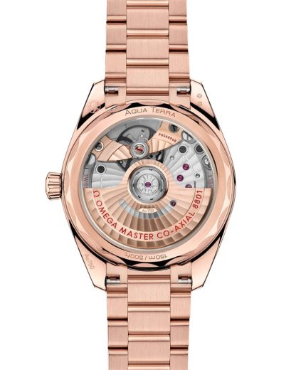 Omega Seamaster Aqua Terra Shades 34 mm, złoto Sedna™ na złocie Sedna™ 220.50.34.20.09.001 - obrazek 2