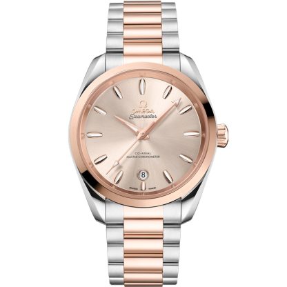 Omega Seamaster Aqua Terra Shades 38 mm, stal - złoto Sedna™ na stali - złoto Sedna™ 220.20.38.20.09.001