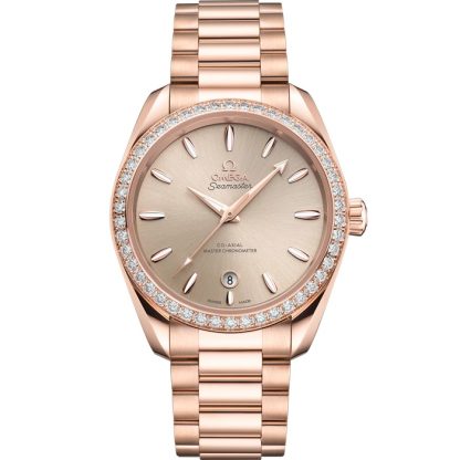 Omega Seamaster Aqua Terra Shades 38 mm, złoto Sedna™ na złocie Sedna™ 220.55.38.20.09.001