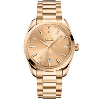 Omega Seamaster Aqua Terra Shades 38 mm, złoty Moonshine™ na złotym Moonshine™ 220.50.38.20.08.001
