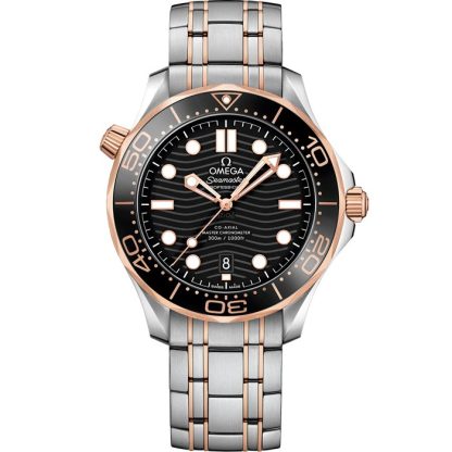 Omega Seamaster Diver 300M 42 mm, stal - złoto Sedna™ na stali - złoto Sedna™ 210.20.42.20.01.001