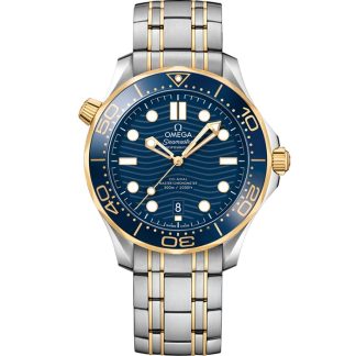 Omega Seamaster Diver 300M 42 mm, stal - żółte złoto na stali - żółte złoto 210.20.42.20.03.001