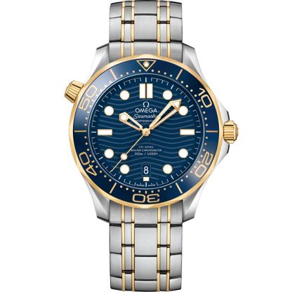 Omega Seamaster Diver 300M 42 mm, stal - żółte złoto na stali - żółte złoto 210.20.42.20.03.001