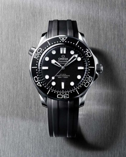 Omega Seamaster Diver 300M 42 mm, stalowy na gumowym pasku 210.32.42.20.01.003 - obrazek 5
