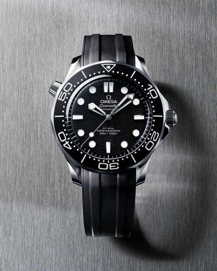 Omega Seamaster Diver 300M 42 mm, stalowy na gumowym pasku 210.32.42.20.01.003 - obrazek 5