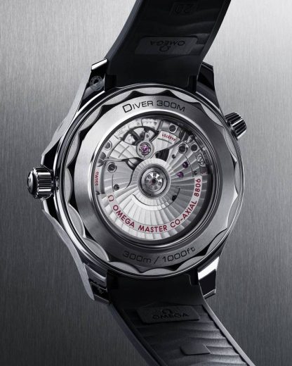 Omega Seamaster Diver 300M 42 mm, stalowy na gumowym pasku 210.32.42.20.01.003 - obrazek 6