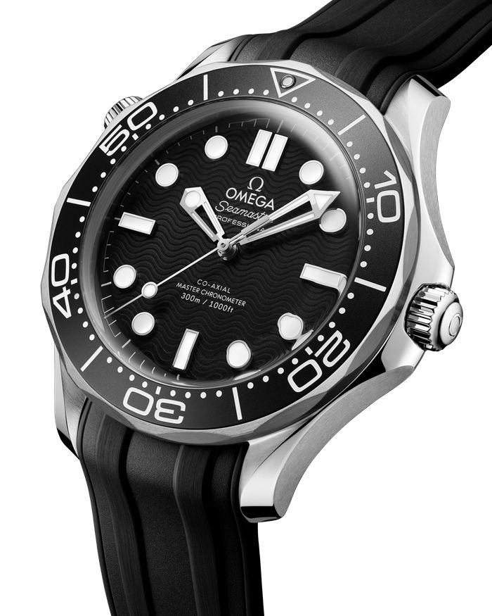 Omega Seamaster Diver 300M 42 mm, stalowy na gumowym pasku 210.32.42.20.01.003 - obrazek 3