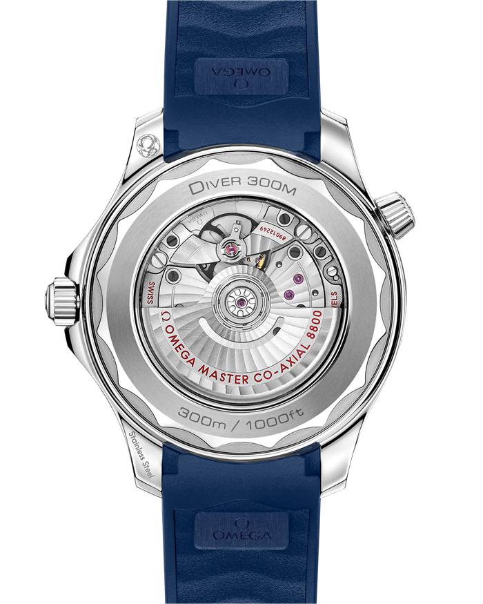 Omega Seamaster Diver 300M 42 mm, stalowy na gumowym pasku 210.32.42.20.03.001 - obrazek 2