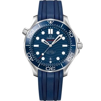 Omega Seamaster Diver 300M 42 mm, stalowy na gumowym pasku 210.32.42.20.03.001