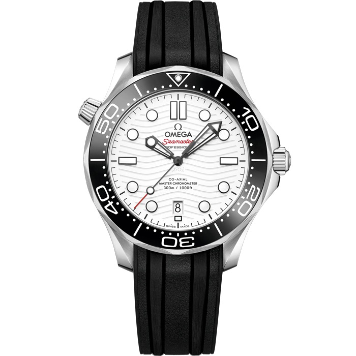 Omega Seamaster Diver 300M 42 mm, stalowy na gumowym pasku 210.32.42.20.04.001