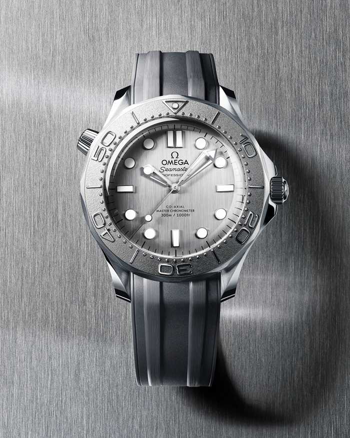 Omega Seamaster Diver 300M 42 mm, stalowy na gumowym pasku 210.32.42.20.06.002 - obrazek 3