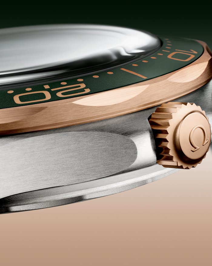Omega Seamaster Diver 300M 42 mm, tytan - Brązowe złoto na gumowym pasku 210.92.42.20.10.001 - obrazek 6