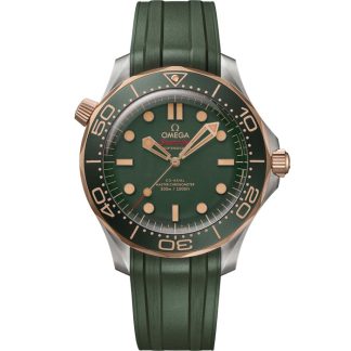 Omega Seamaster Diver 300M 42 mm, tytan - Brązowe złoto na gumowym pasku 210.92.42.20.10.001