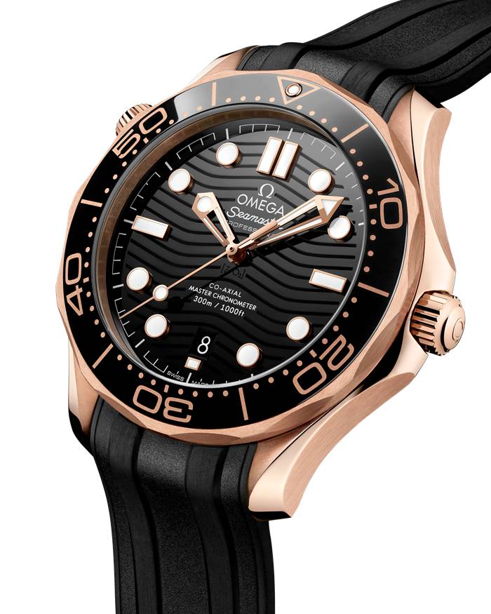 Omega Seamaster Diver 300M 42 mm, złoto Sedna™ na gumowym pasku 210.62.42.20.01.002 - obrazek 3