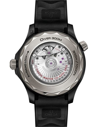 Omega Seamaster Diver 300M 43,5 mm, czarna ceramika na gumowym pasku 210.92.44.20.01.001 - obrazek 2