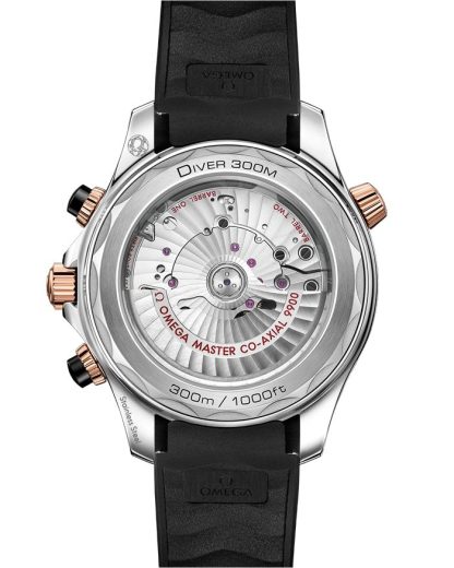 Omega Seamaster Diver 300M 44 mm, stal - złoto Sedna™ na gumowym pasku 210.22.44.51.01.001 - obrazek 2