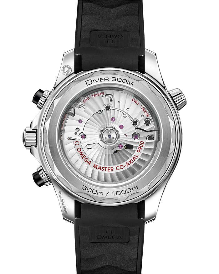 Omega Seamaster Diver 300M 44 mm, stalowy na gumowym pasku 210.32.44.51.01.001 - obrazek 2