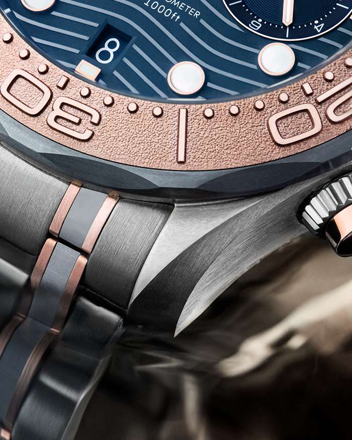 Omega Seamaster Diver 300M 44 mm, tytan - tantal - złoto Sedna™ na tytanie - tantalu - złocie Sedna™ 210.60.44.51.03.001 - obrazek 5