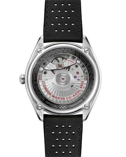Omega Seamaster Olympic Official Timekeeper 39,5 mm, stalowy na skórzanym pasku 522.32.40.20.01.003 - obrazek 2