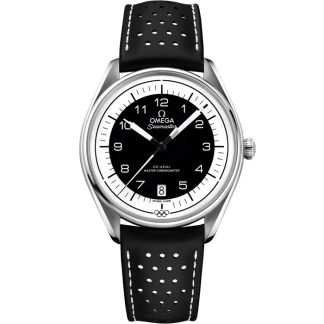 Omega Seamaster Olympic Official Timekeeper 39,5 mm, stalowy na skórzanym pasku 522.32.40.20.01.003