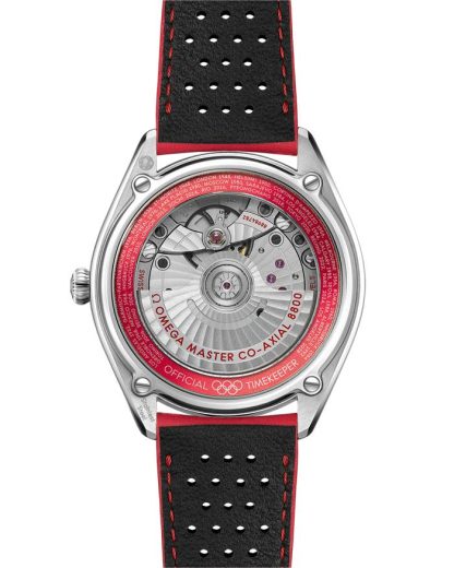 Omega Seamaster Olympic Official Timekeeper 39,5 mm, stalowy na skórzanym pasku 522.32.40.20.01.004 - obrazek 2