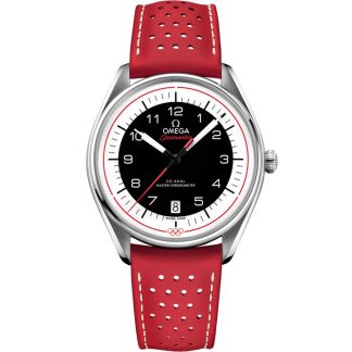 Omega Seamaster Olympic Official Timekeeper 39,5 mm, stalowy na skórzanym pasku 522.32.40.20.01.004