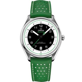 Omega Seamaster Olympic Official Timekeeper 39,5 mm, stalowy na skórzanym pasku 522.32.40.20.01.005