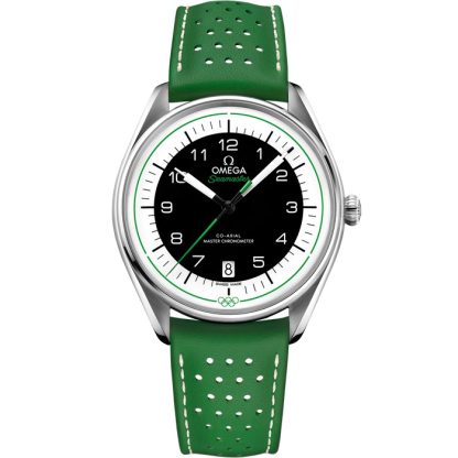 Omega Seamaster Olympic Official Timekeeper 39,5 mm, stalowy na skórzanym pasku 522.32.40.20.01.005