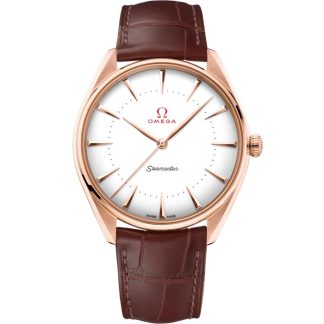 Omega Seamaster Olympic Official Timekeeper 39,5 mm, złoto Sedna™ na skórzanym pasku 522.53.40.20.04.003