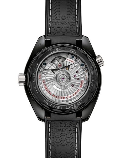 Omega Seamaster Planet Ocean 600M 39,5 mm, czarna ceramika na gumowym pasku 215.92.40.20.01.001 - obrazek 2