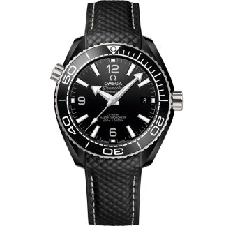 Omega Seamaster Planet Ocean 600M 39,5 mm, czarna ceramika na gumowym pasku 215.92.40.20.01.001