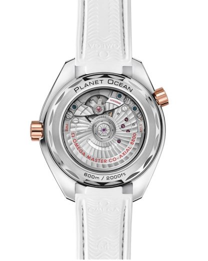 Omega Seamaster Planet Ocean 600M 39,5 mm, stal - złoto Sedna™ na skórzanym pasku z gumową podszewką 215.23.40.20.04.001 - obrazek 2