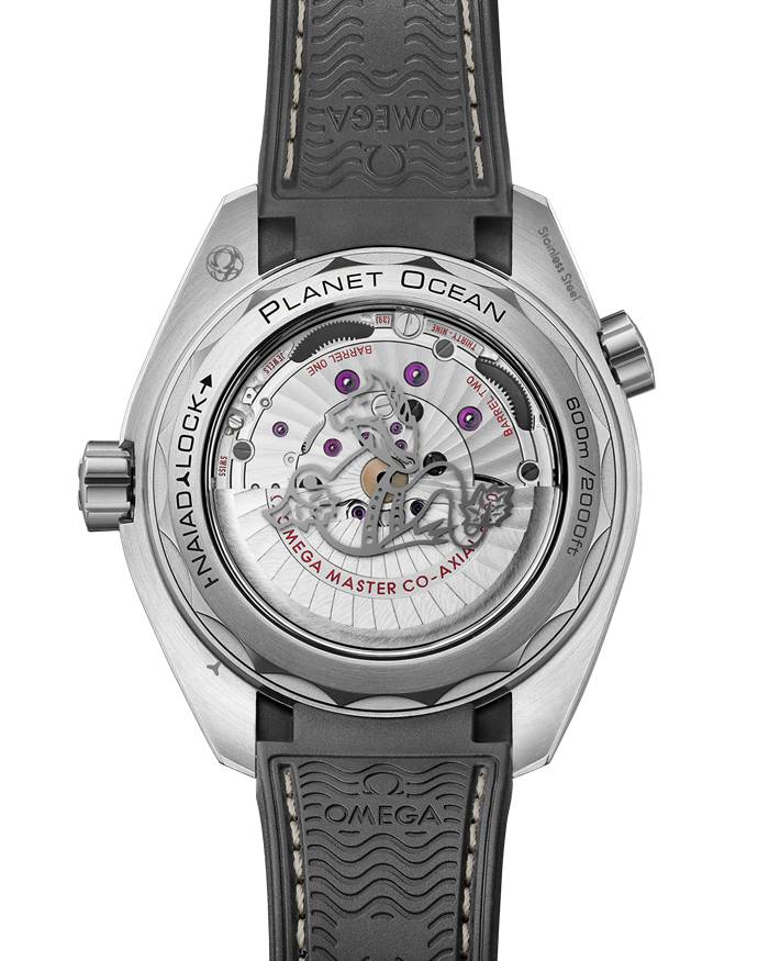 Omega Seamaster Planet Ocean 600M 43,5 mm, stalowy na gumowym pasku 215.32.44.21.01.002 - obrazek 2
